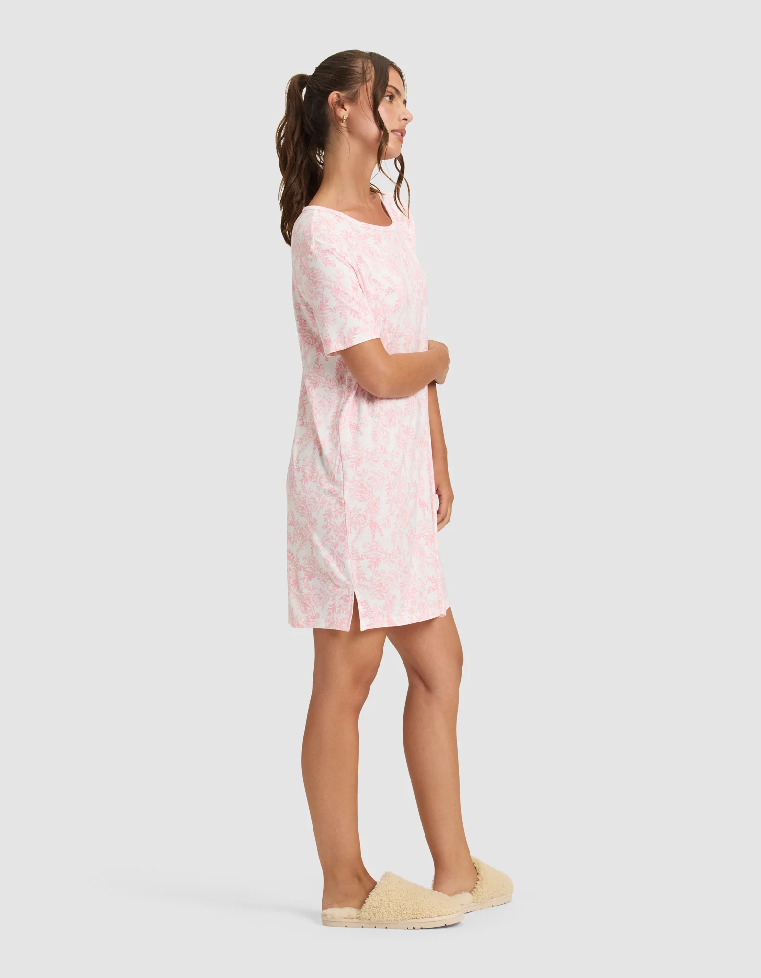 Women's Bamboo Stretch-Knit Sleep Dress - Image 13