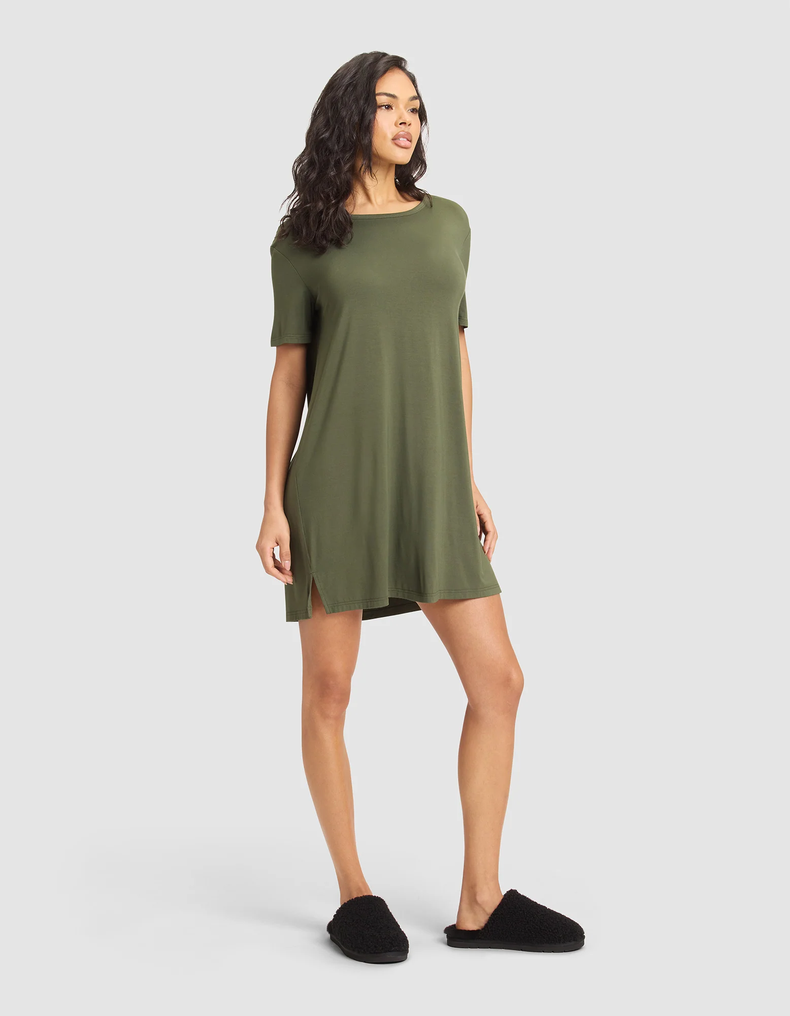 Women's Bamboo Stretch-Knit Sleep Dress - Image 16