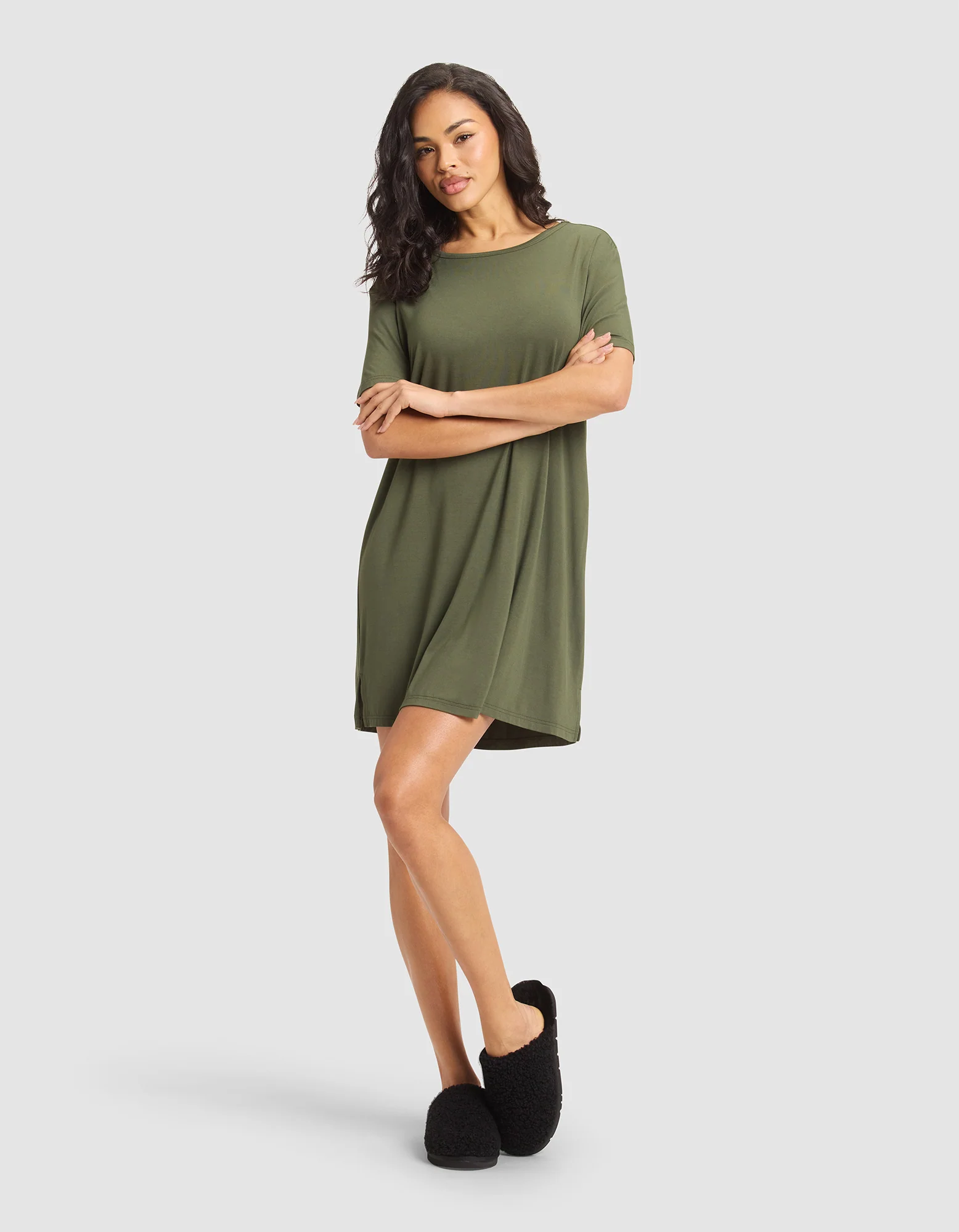 Women's Bamboo Stretch-Knit Sleep Dress - Image 17