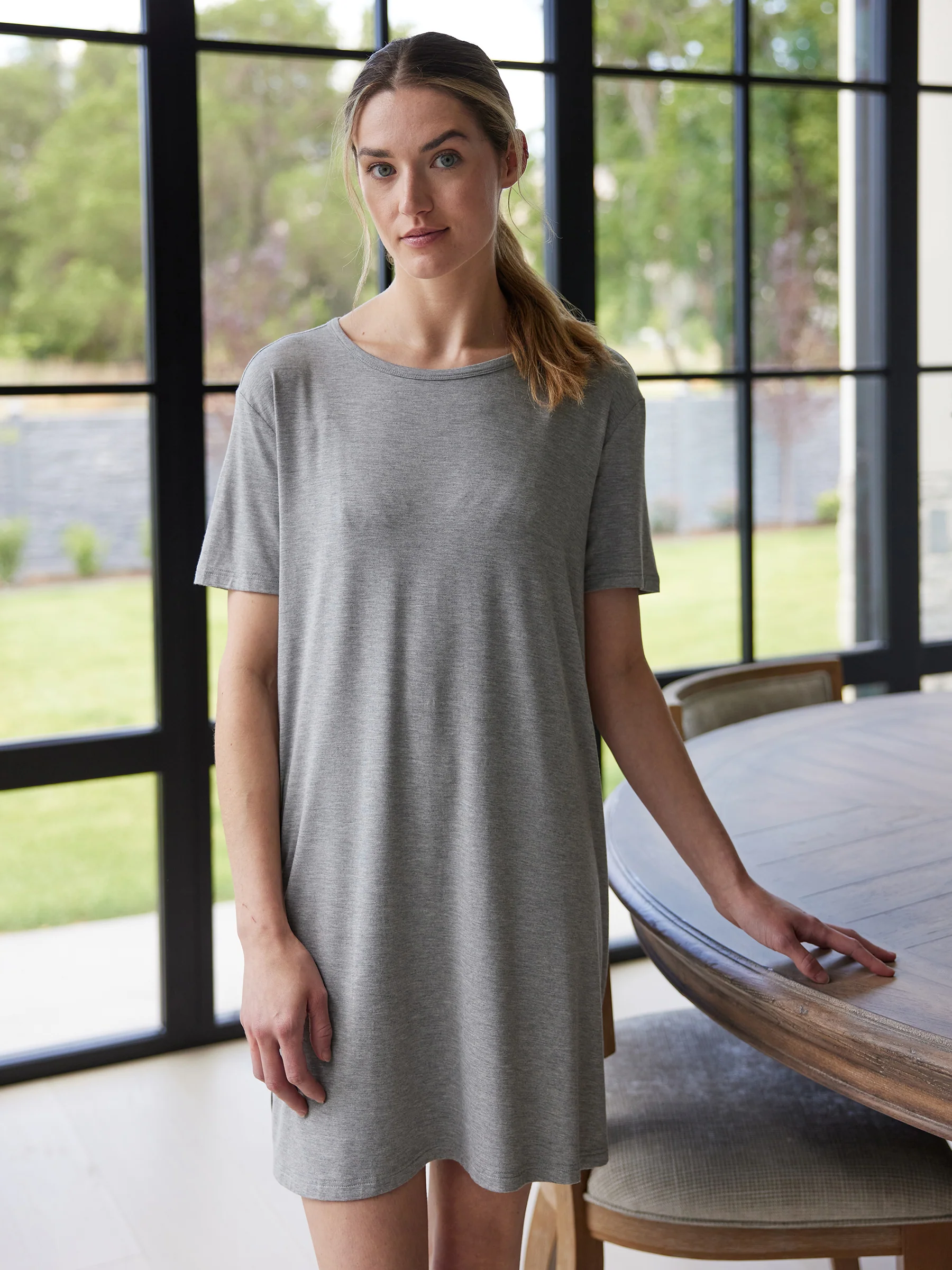 Women's Bamboo Stretch-Knit Sleep Dress - Image 26