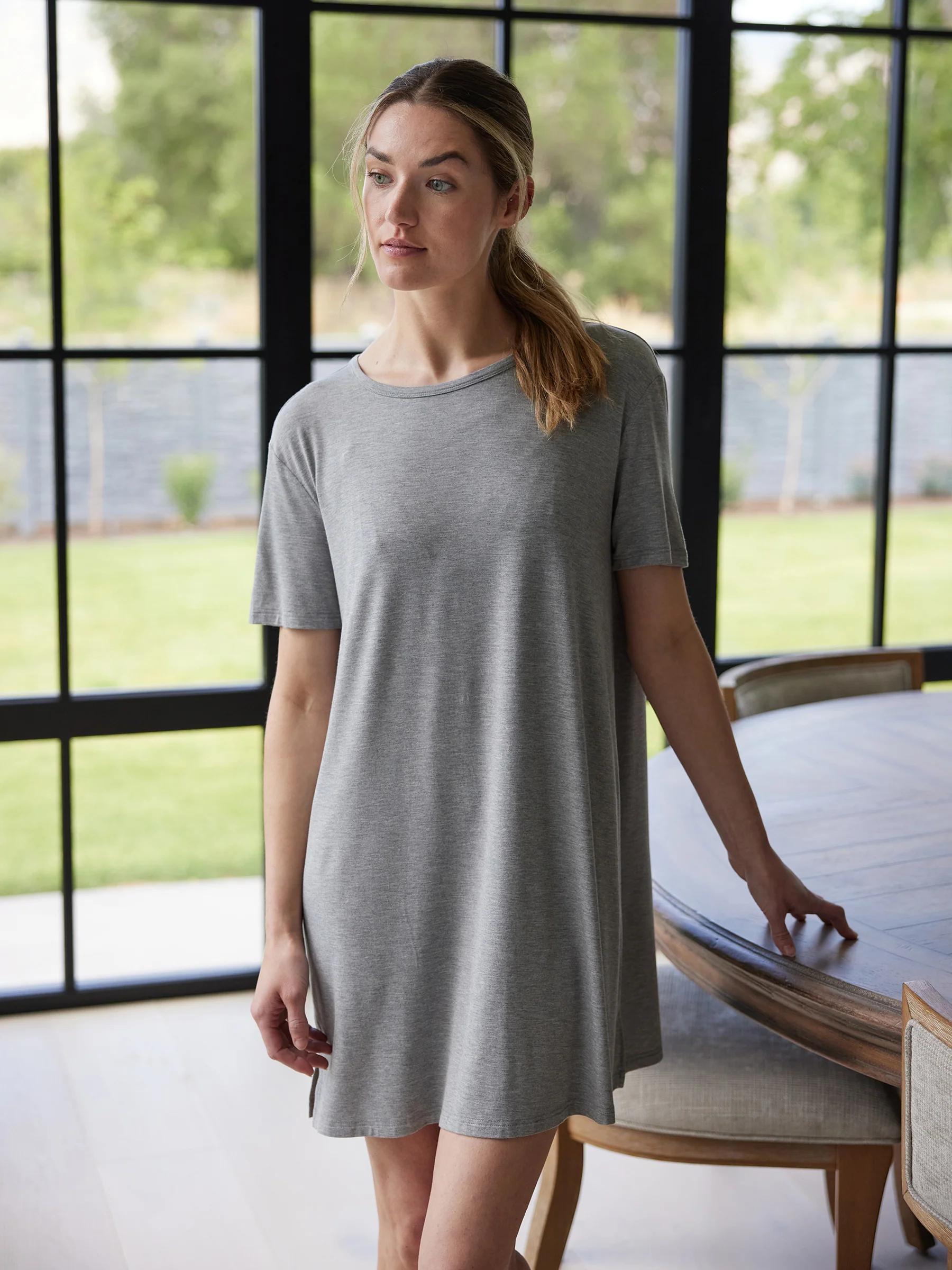 Women's Bamboo Stretch-Knit Sleep Dress - Image 27
