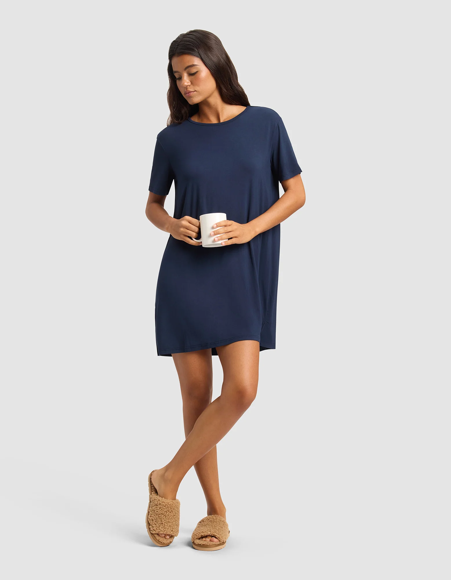 Women's Bamboo Stretch-Knit Sleep Dress - Image 37