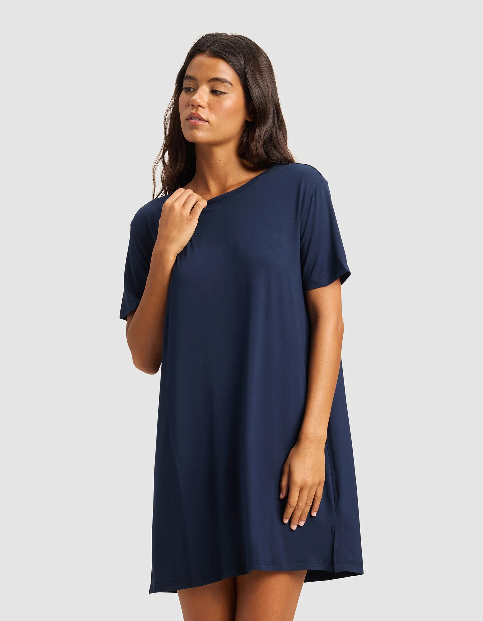 Women's Bamboo Stretch-Knit Sleep Dress - Image 38