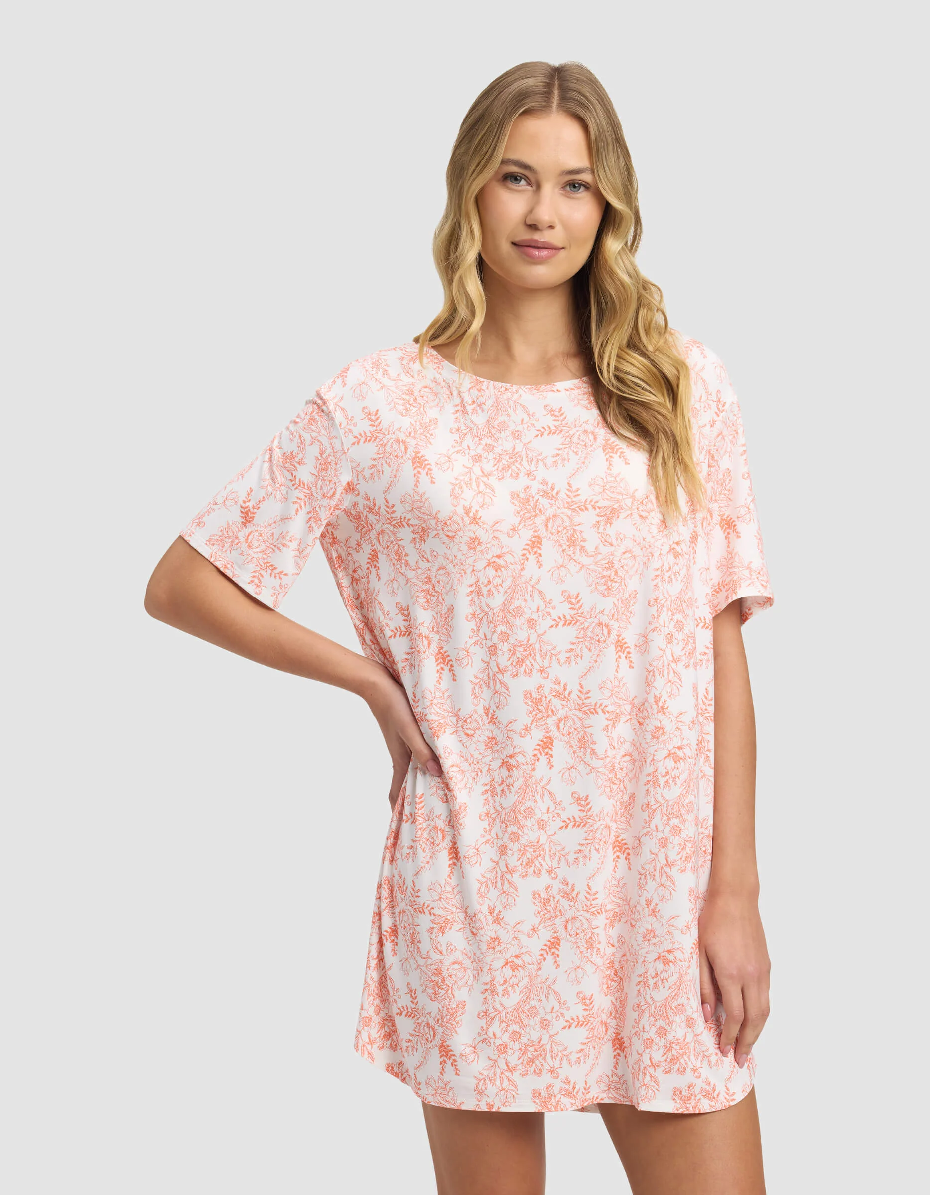 Women's Bamboo Stretch-Knit Sleep Dress - Image 47