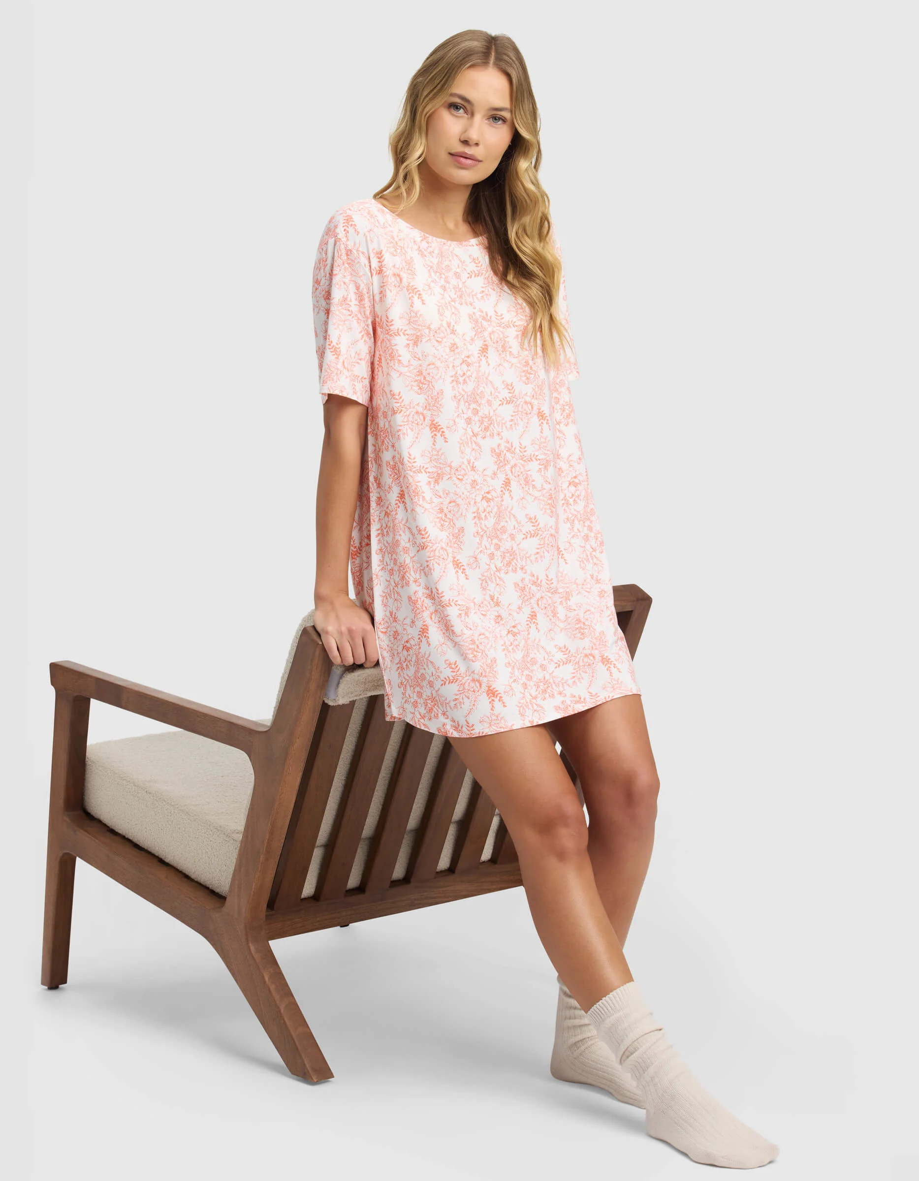 Women's Bamboo Stretch-Knit Sleep Dress - Image 48