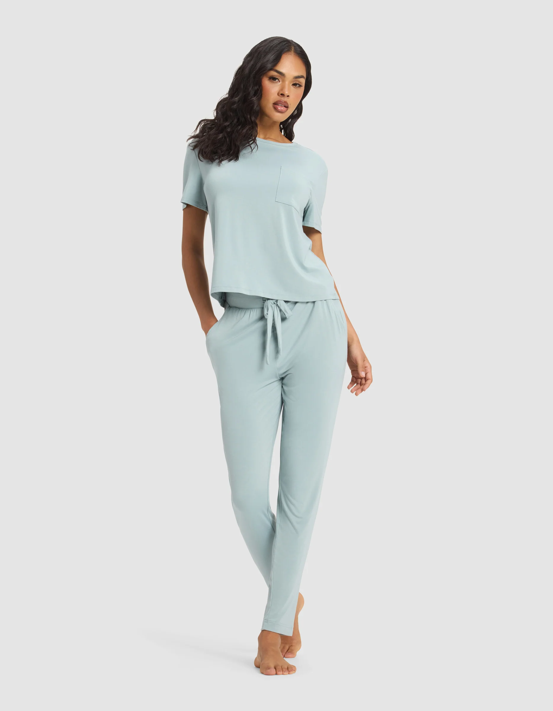 Women's Bamboo Stretch-Knit Tapered Pant - Image 5