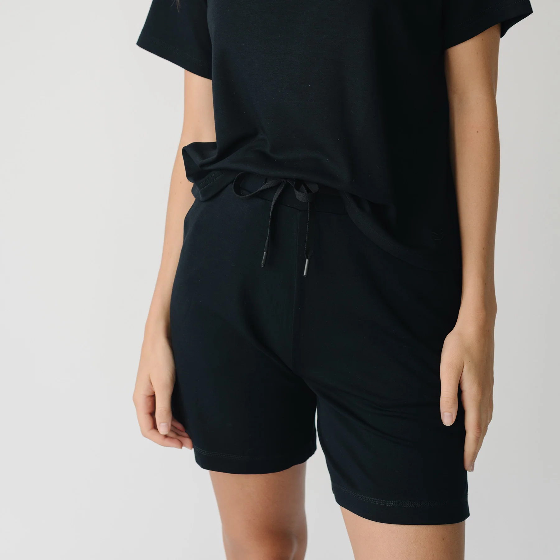 Women's Brushed Bamboo Mid-Length Shorts - Last Chance - Image 3