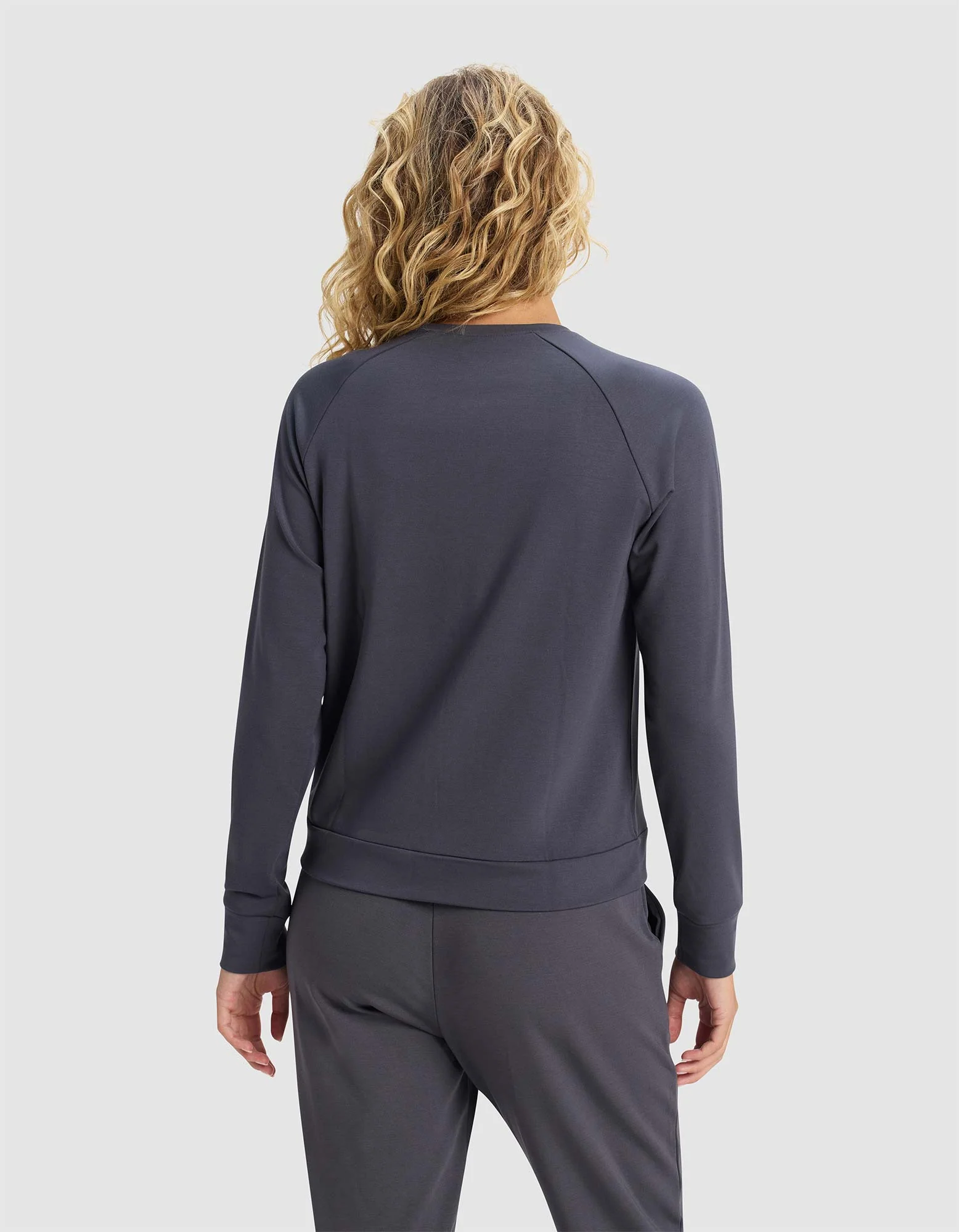 Women's Brushed Bamboo Pullover Crew - Image 10