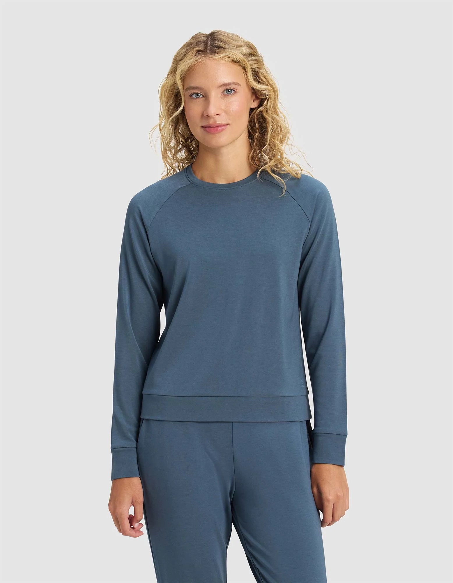 Women's Brushed Bamboo Pullover Crew - Image 13