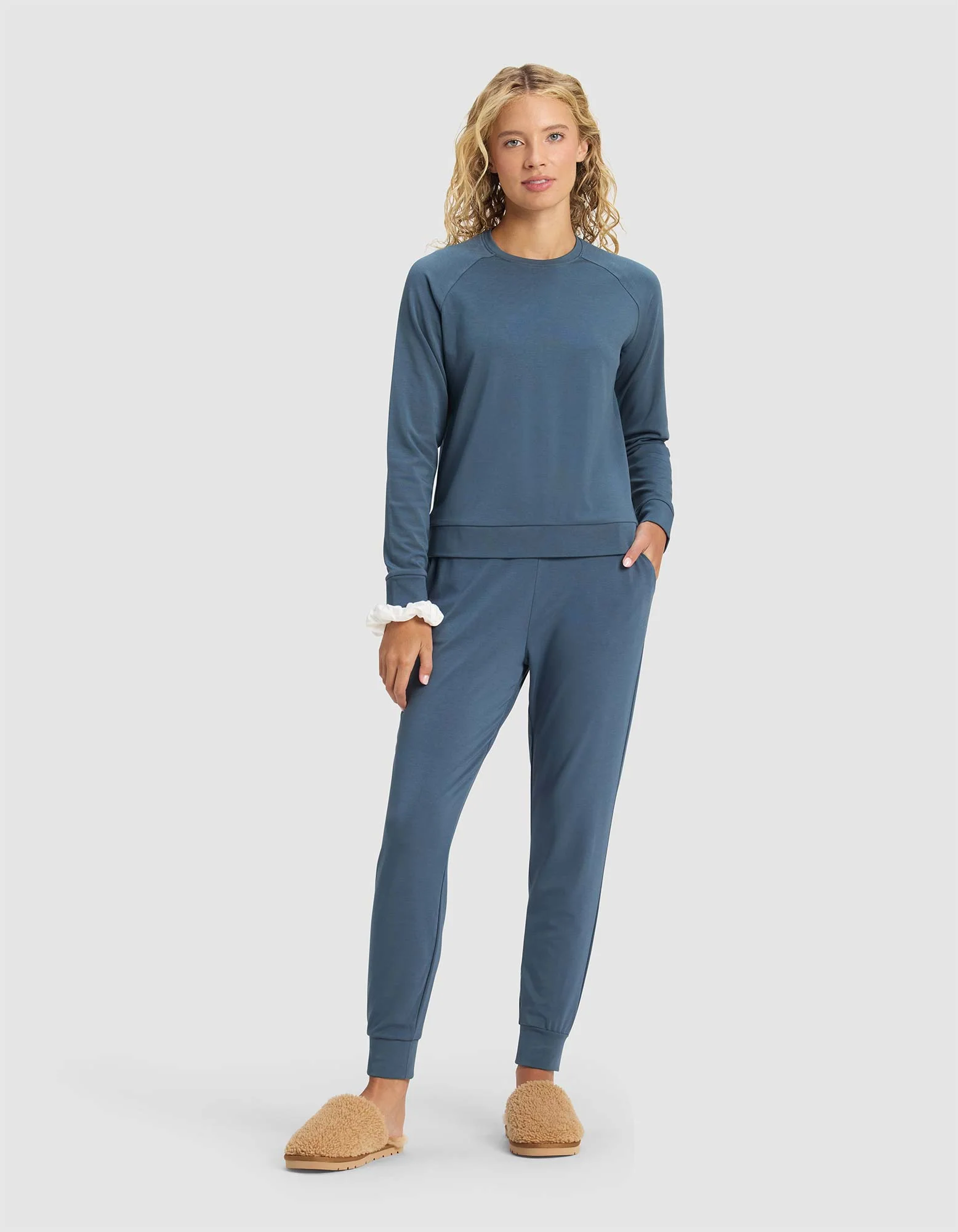 Women's Brushed Bamboo Pullover Crew - Image 15