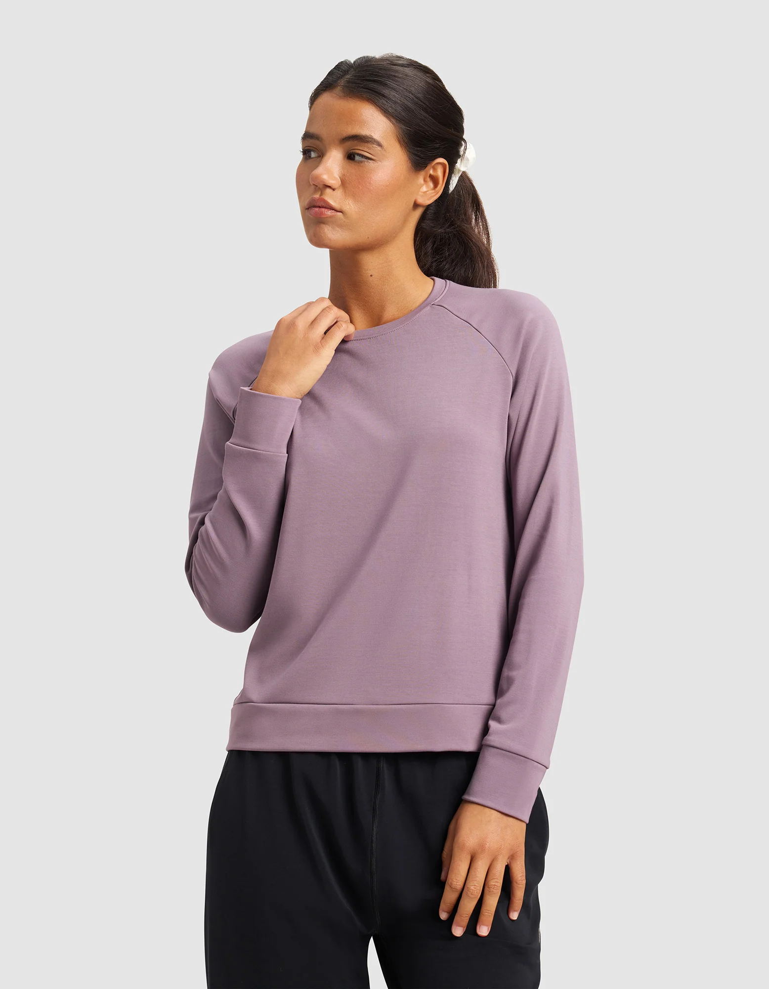 Women's Brushed Bamboo Pullover Crew - Image 21