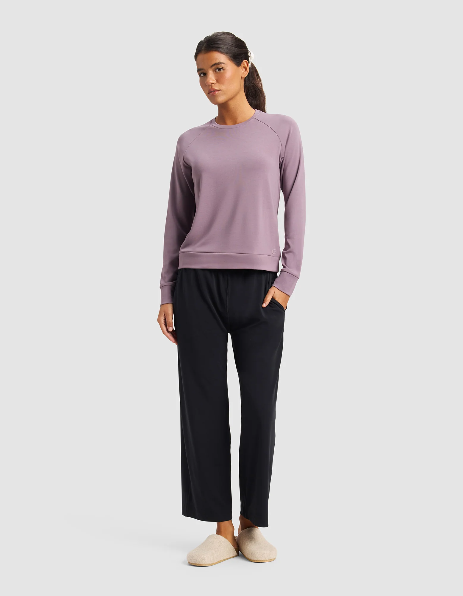 Women's Brushed Bamboo Pullover Crew - Image 24