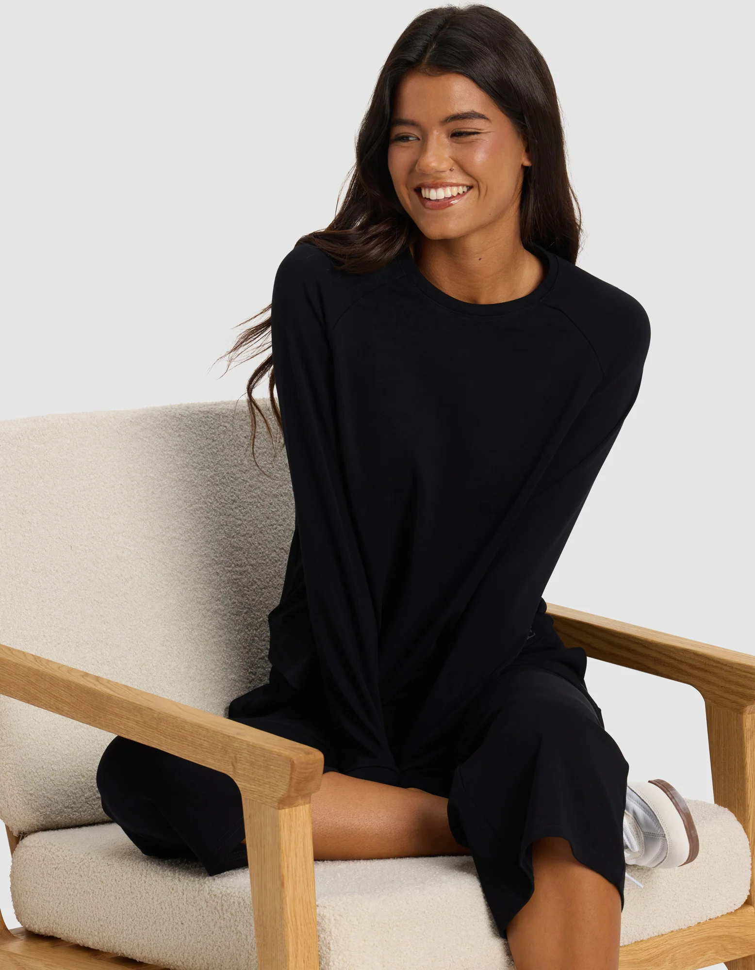 Women's Brushed Bamboo Pullover Crew - Image 26