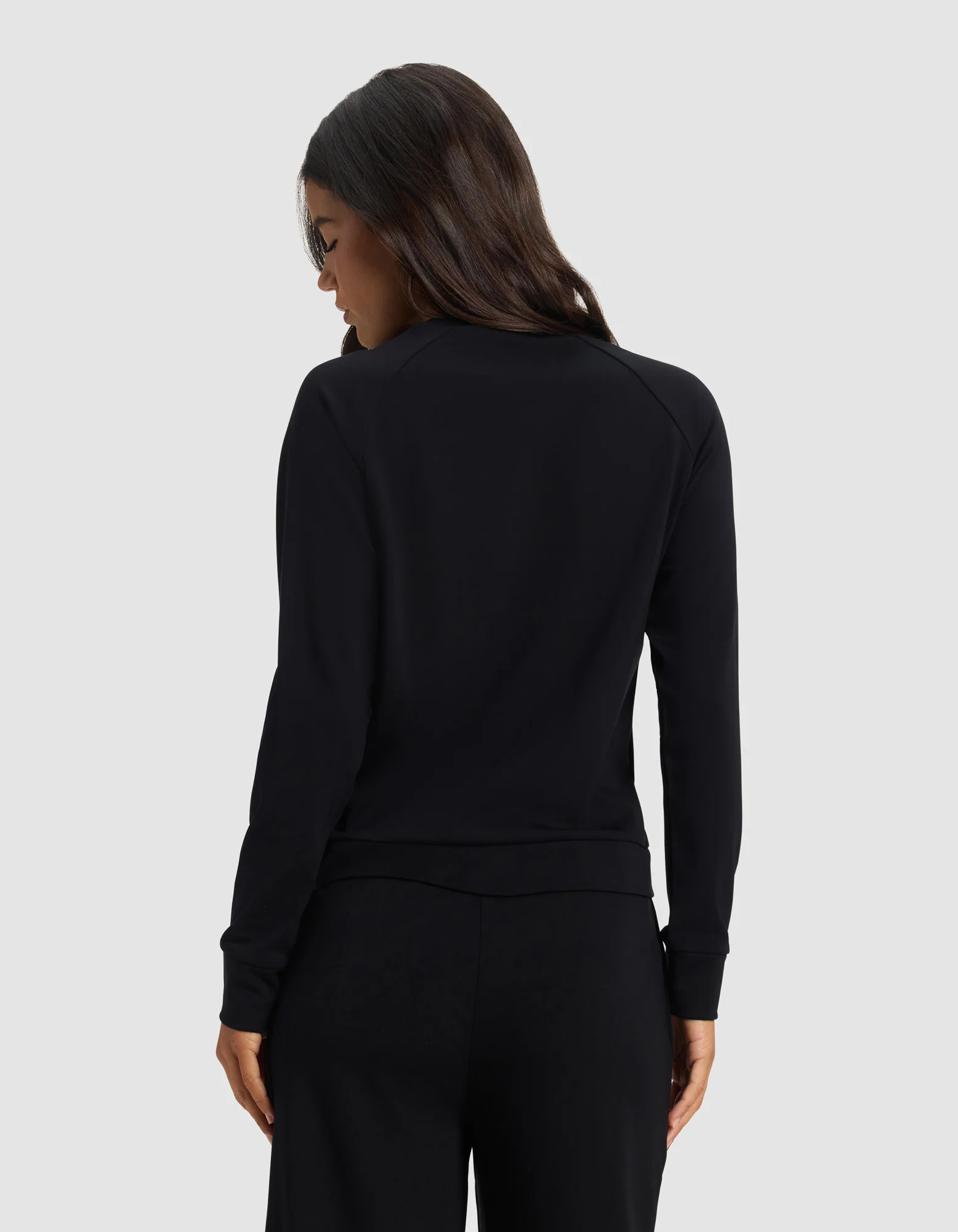 Women's Brushed Bamboo Pullover Crew - Image 4