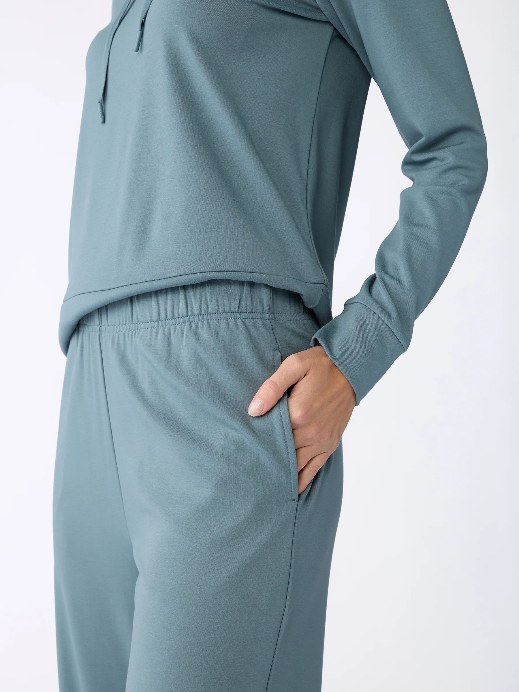 Women's Brushed Bamboo Wide Leg Pull-On Pant - Image 13