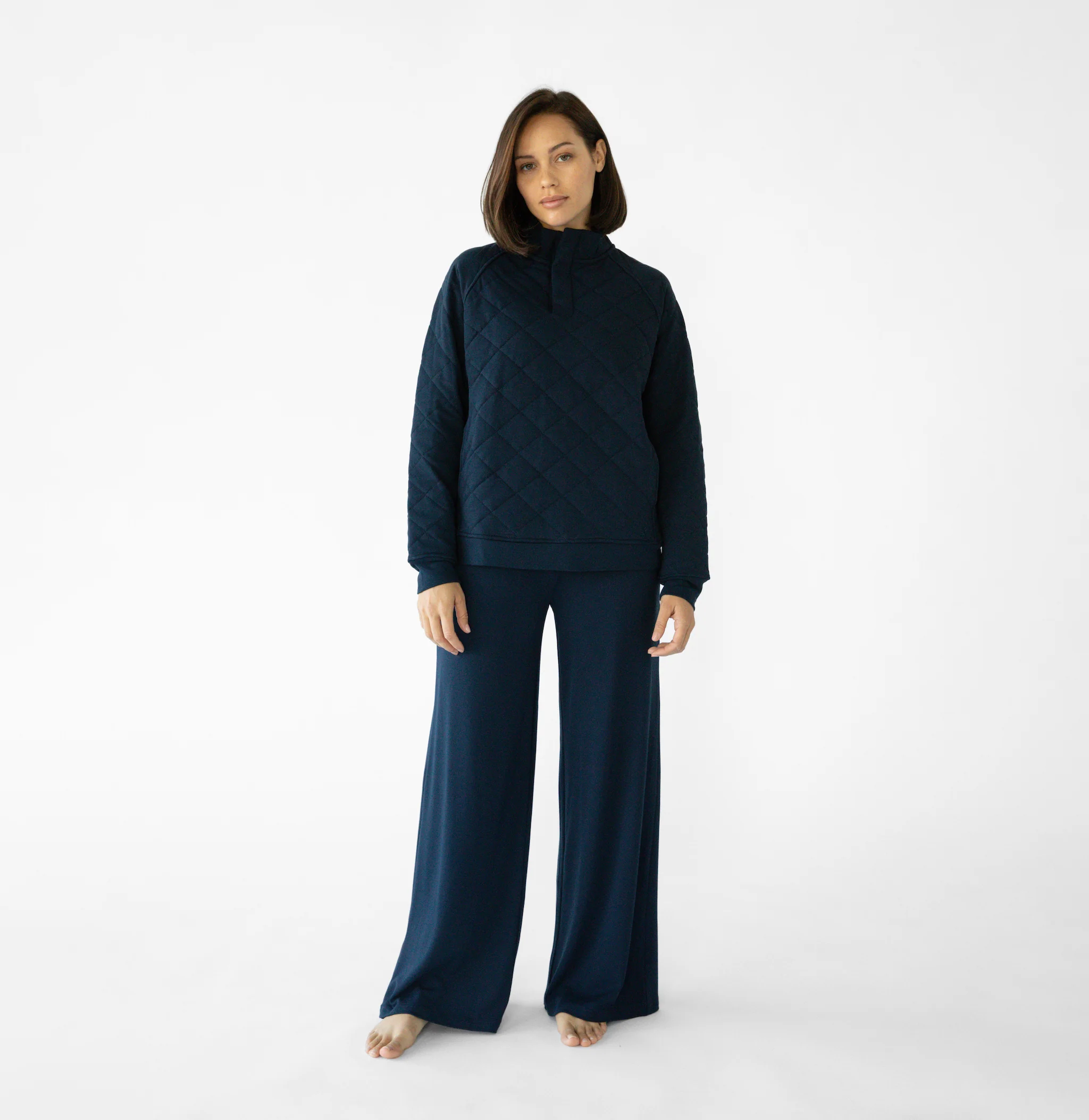 Women's Brushed Bamboo Wide Leg Pull-On Pant - Image 16