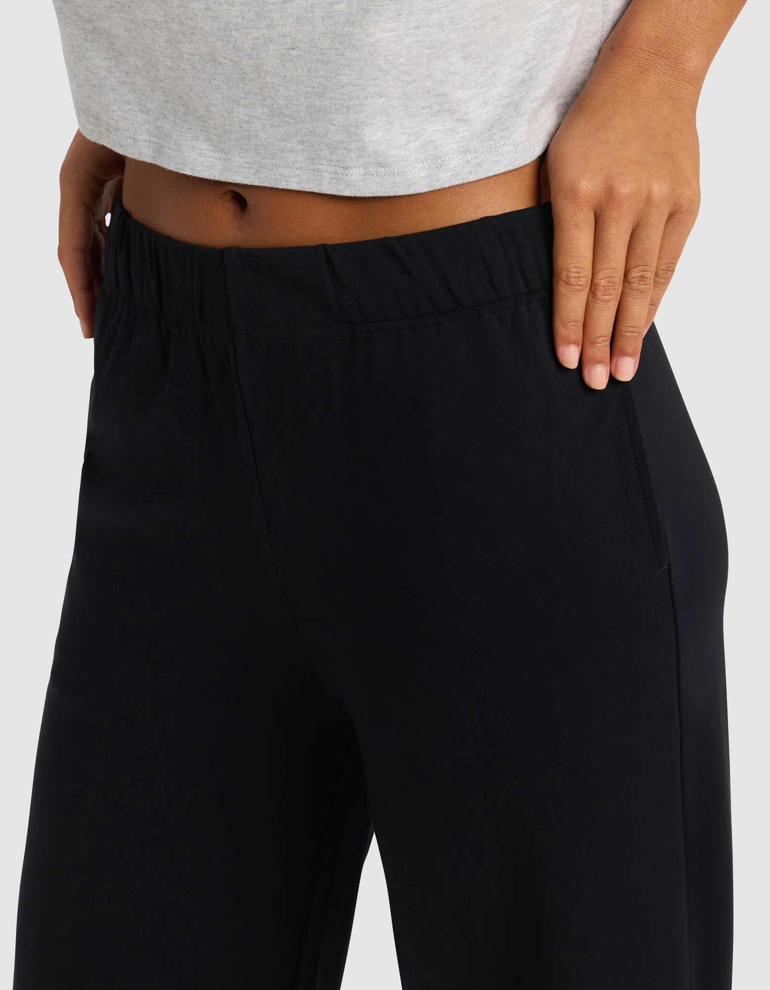 Women's Brushed Bamboo Wide Leg Pull-On Pant - Image 8