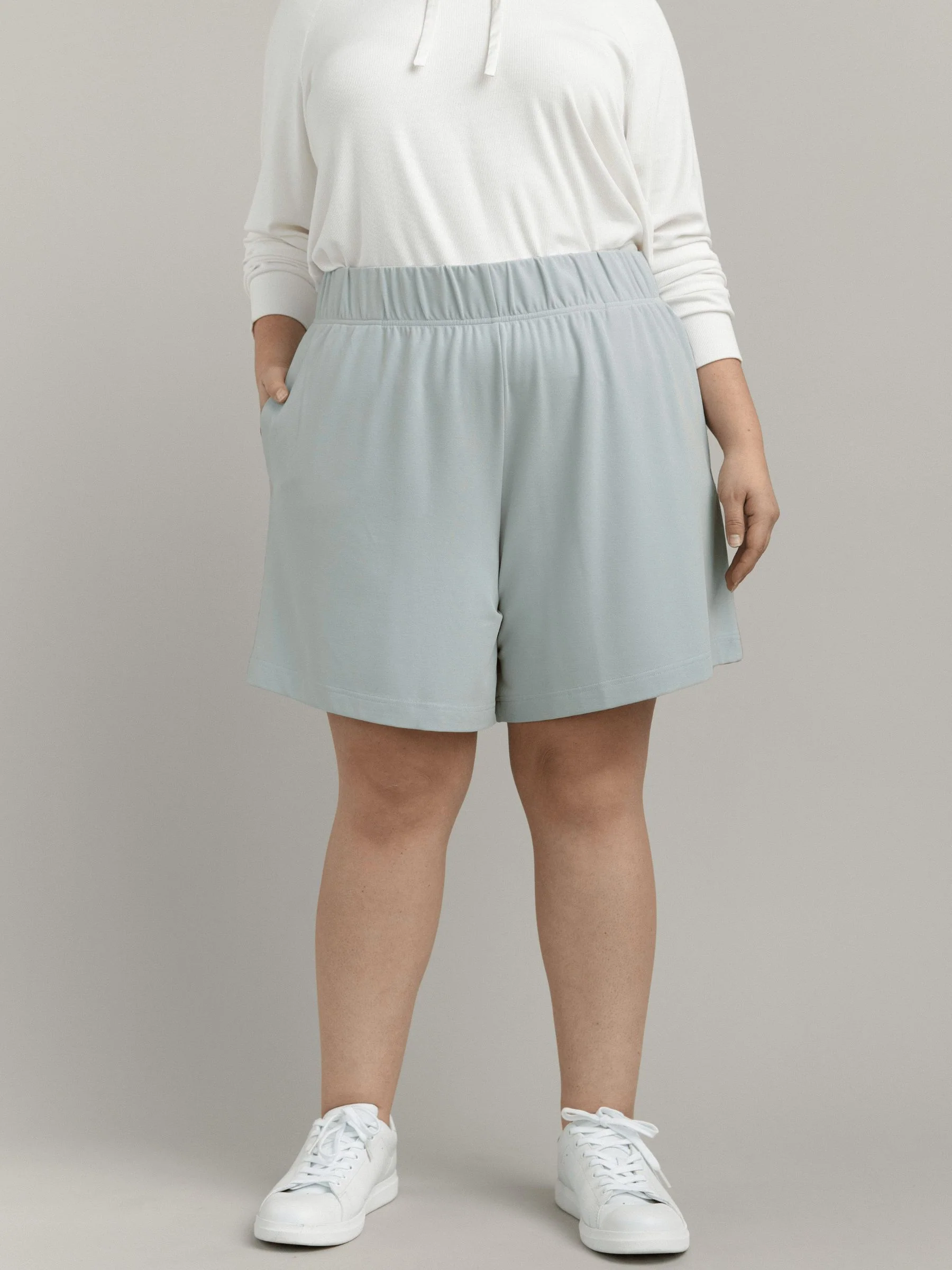 Women's Modern Modal Mid-Length Shorts - Last Chance - Image 16