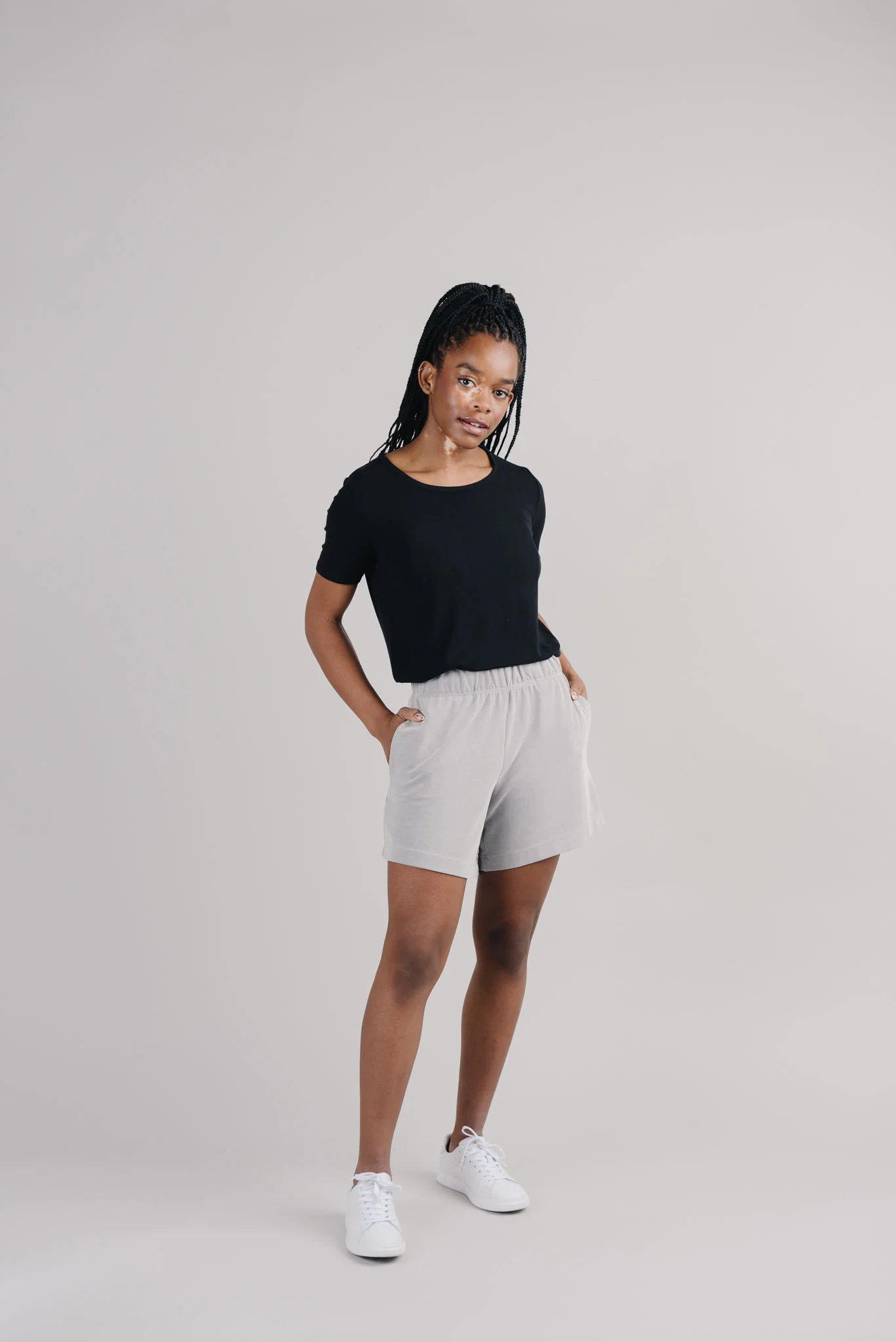 Women's Modern Modal Mid-Length Shorts - Last Chance - Image 8