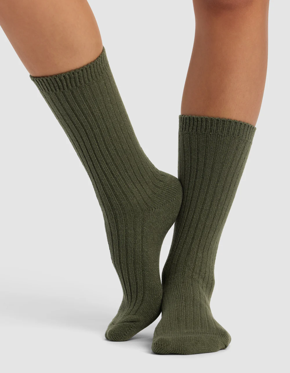 Women's Plush Lounge Calf Sock 3-Pack - Image 19