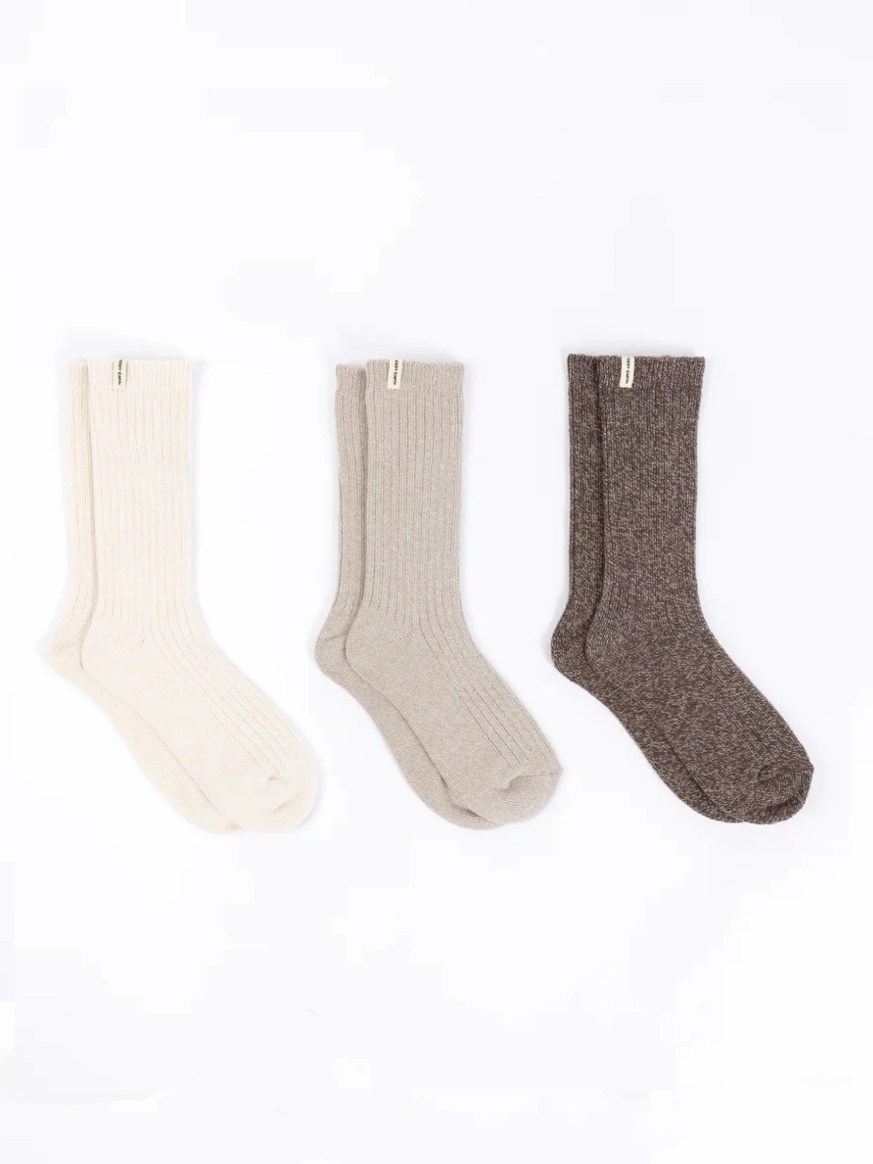 Women's Plush Lounge Calf Sock 3-Pack - Image 3