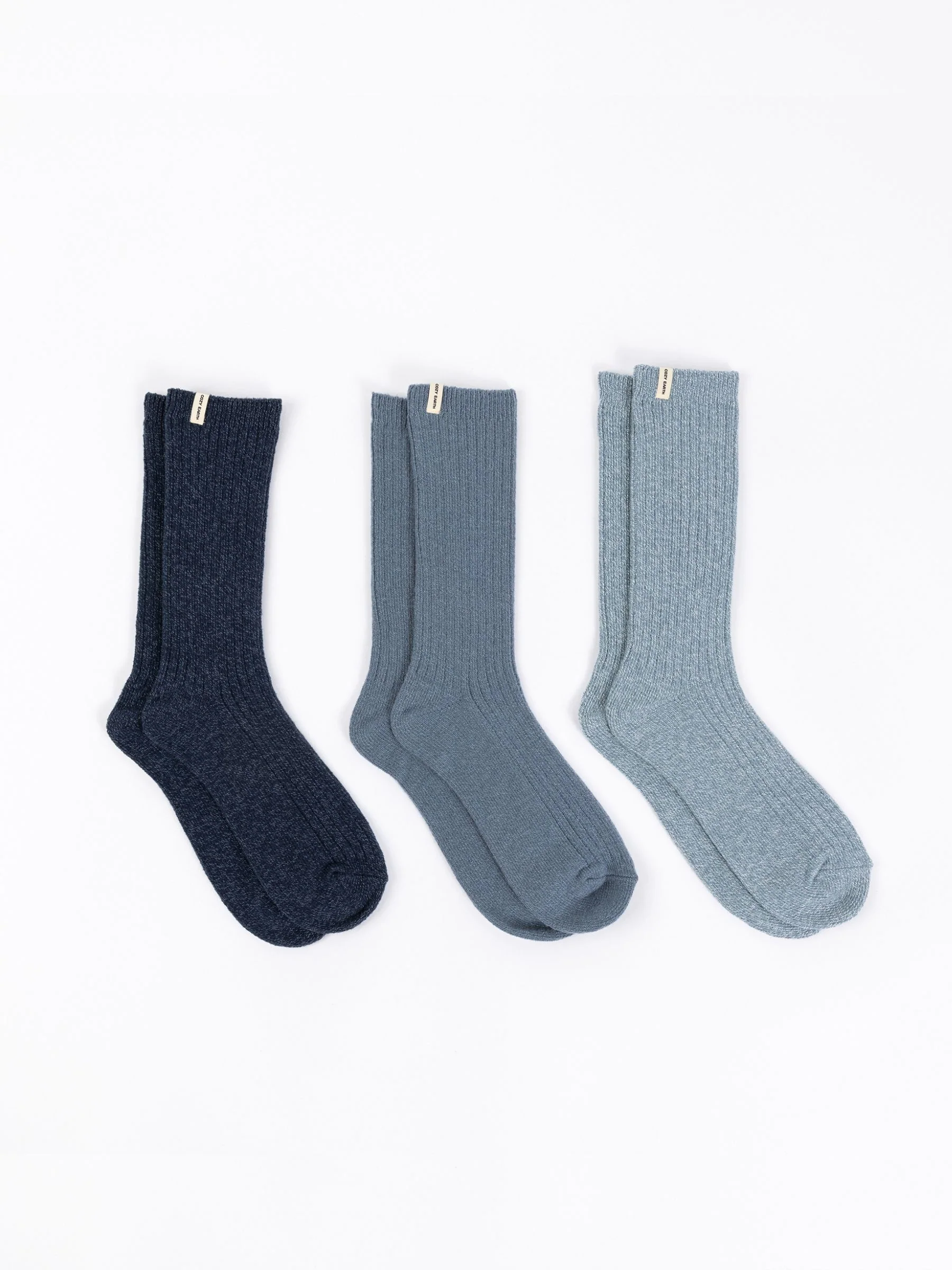 Women's Plush Lounge Calf Sock 3-Pack - Image 5